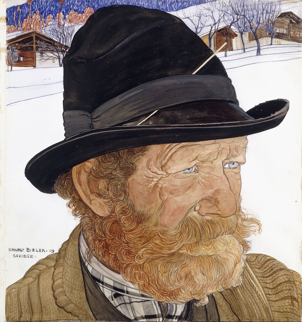 Homme de Savièse - Ernest Bieler