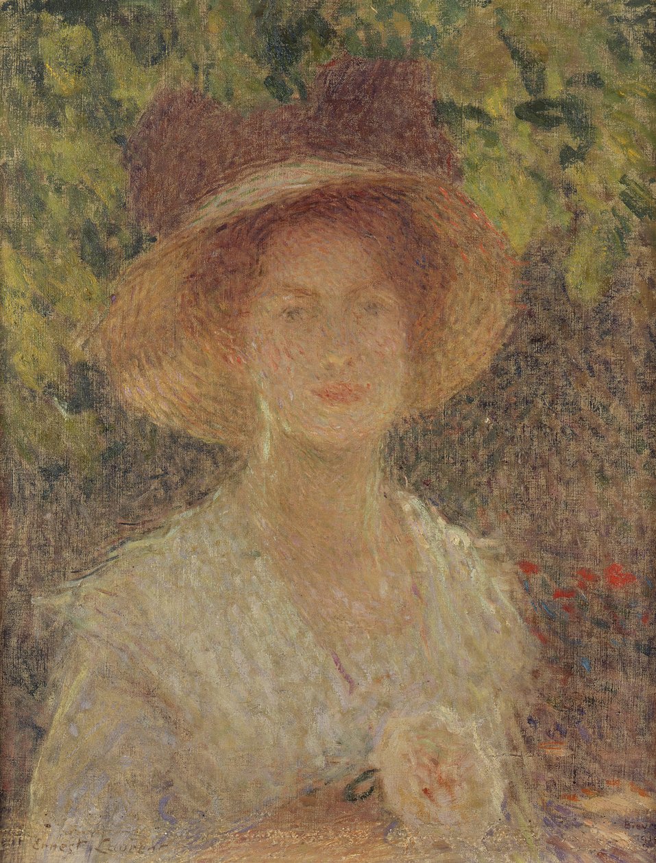 Le Chapeau de paille, 1910 - Ernest Joseph Laurent