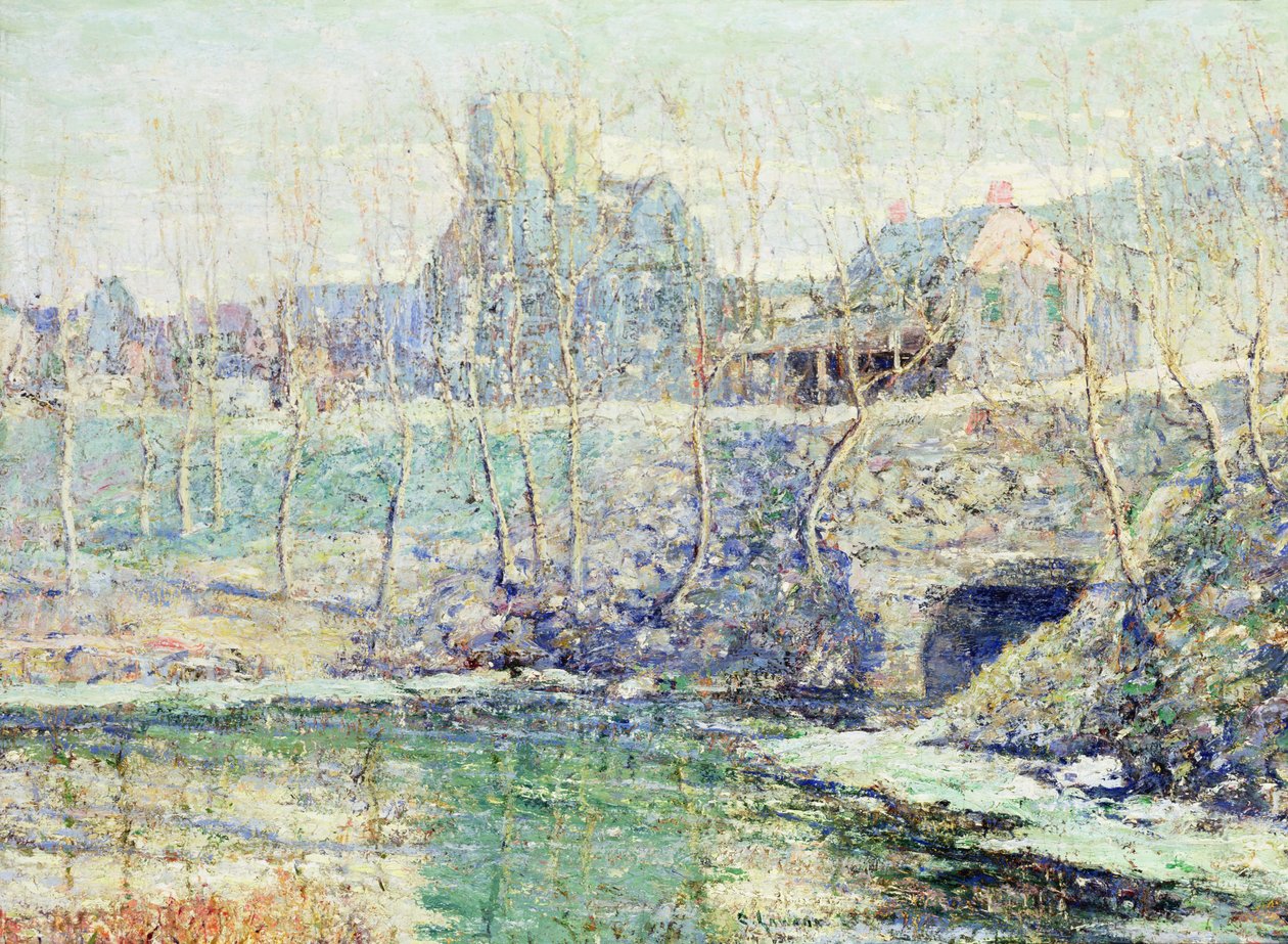 Jour de brume en mars - Ernest Lawson