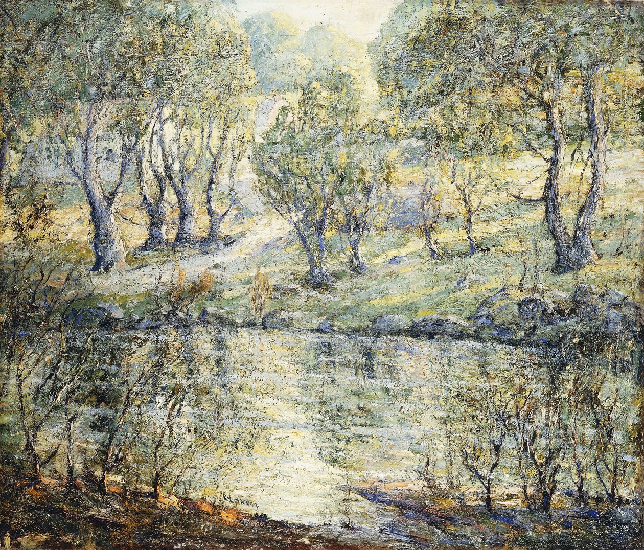 Chemin vers la rivière - Ernest Lawson