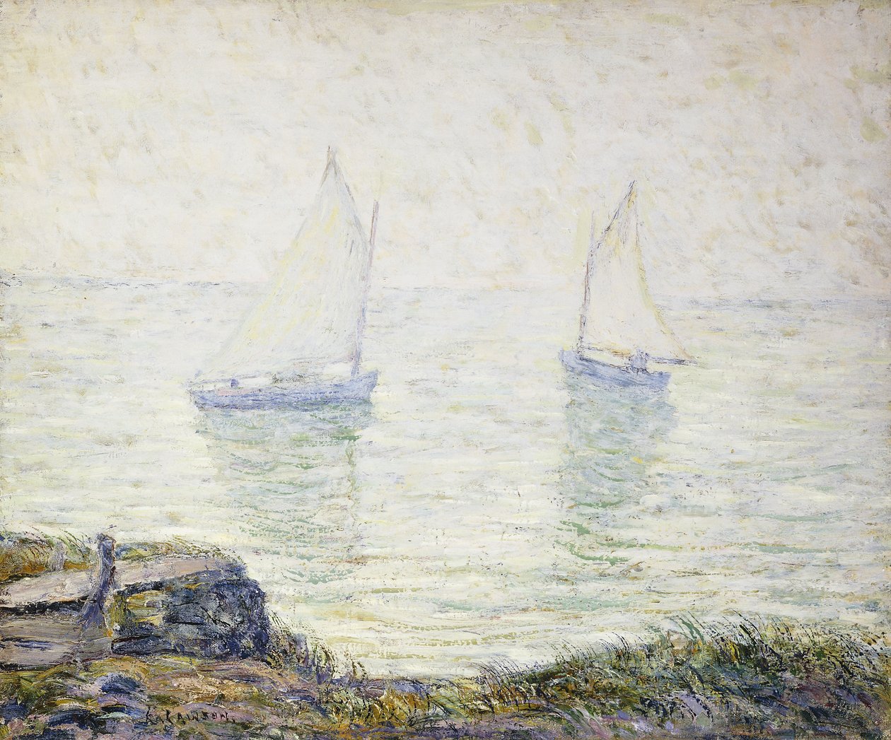 Voiliers - Ernest Lawson