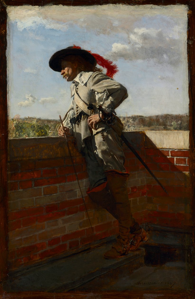 Sur une terrasse, 1867 - Jean Louis Ernest Meissonier
