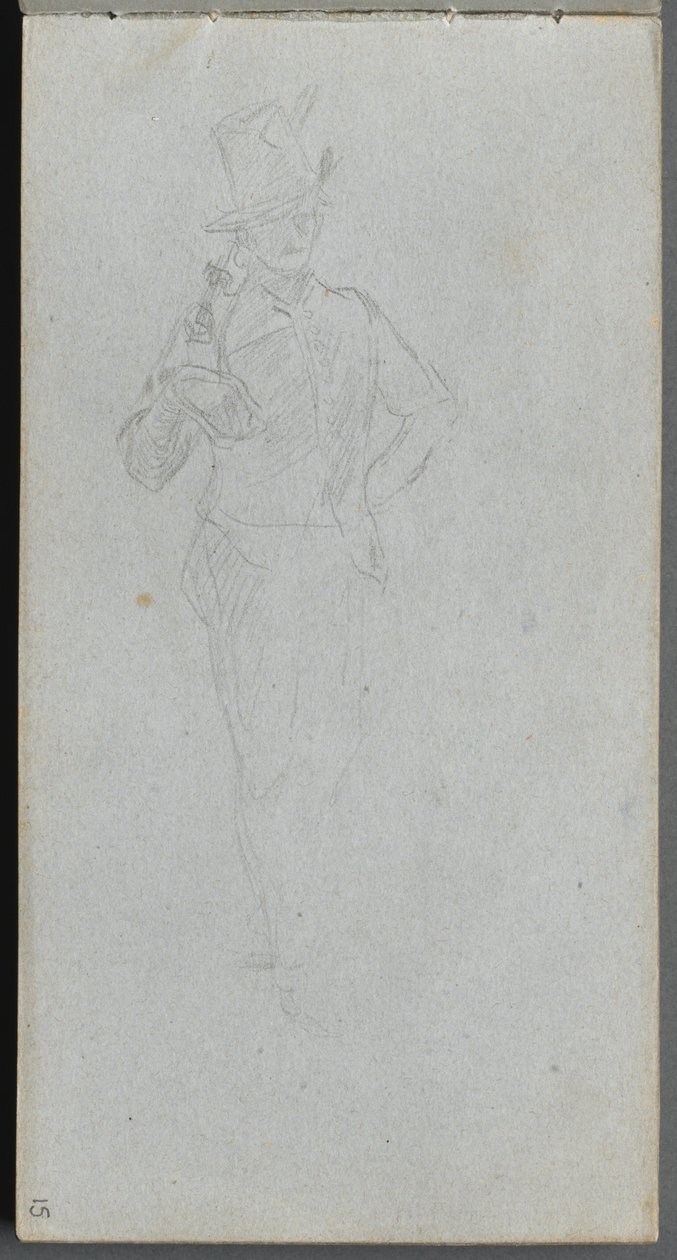 Carnet de croquis, page 15 : Étude d