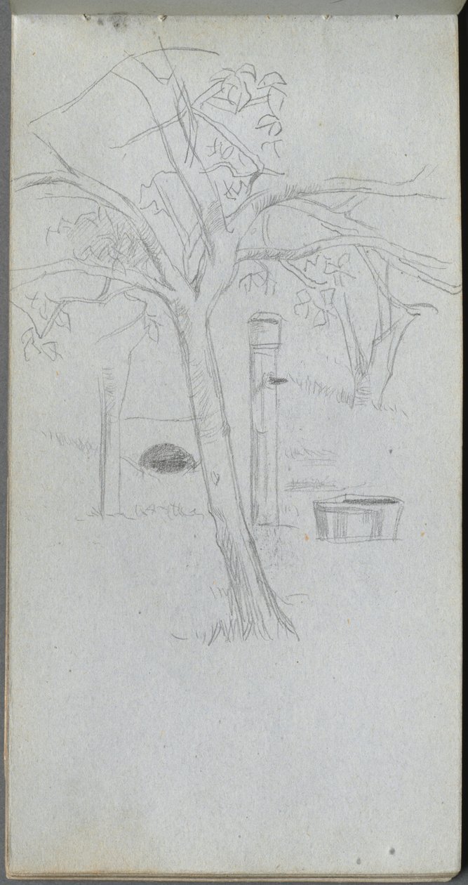 Carnet de croquis, page 36 : Étude d