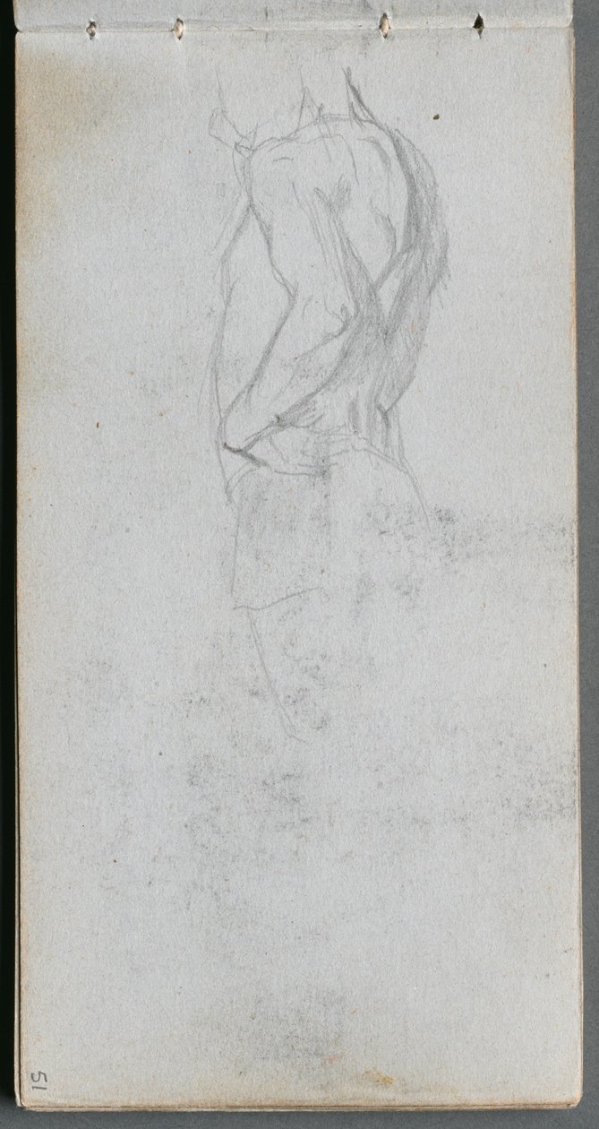 Carnet de croquis, page 51 : Étude des figures - Ernest Meissonier