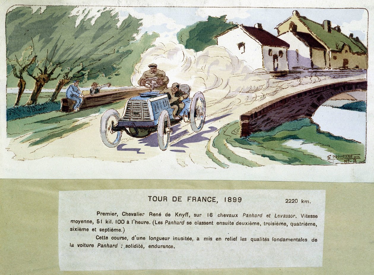 Course : le Tour de France - Ernest Montaut