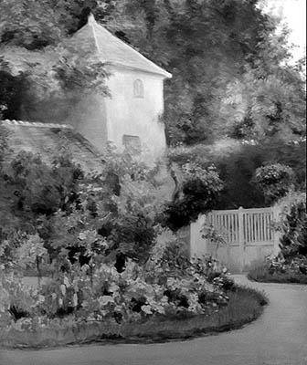 La tourelle et le jardin à Queue-en-Brie - Ernest Rouart