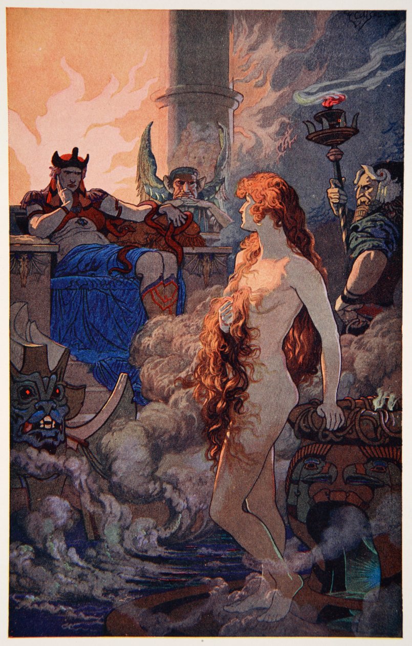 Ishtar aux Enfers, 1915 - Ernest Wellcousins