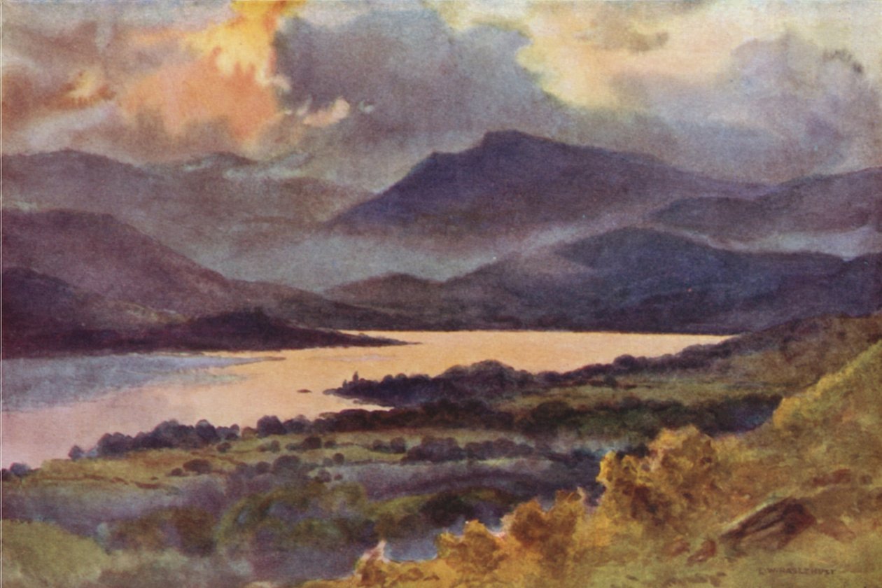 Windermere depuis Orrest Head - Ernest William Haslehust