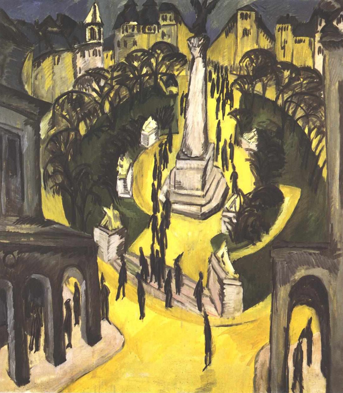 Place Belle-Alliance à Berlin - Ernst Ludwig Kirchner