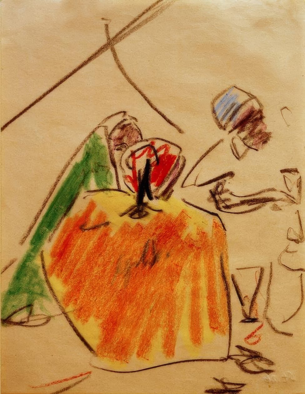 Marocain - Ernst Ludwig Kirchner