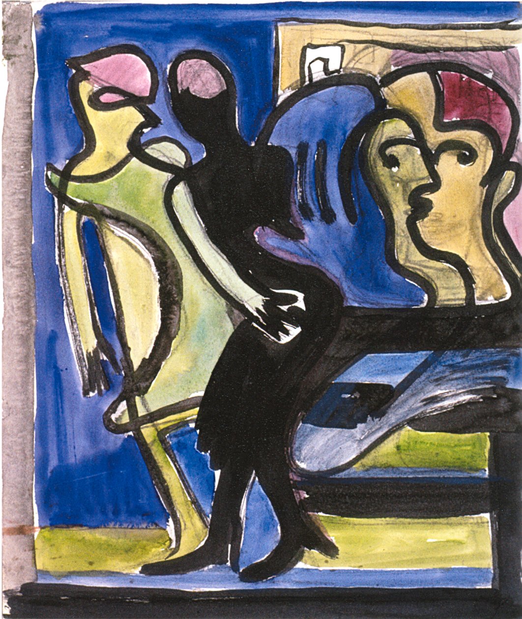 Scène de rue - Ernst Ludwig Kirchner