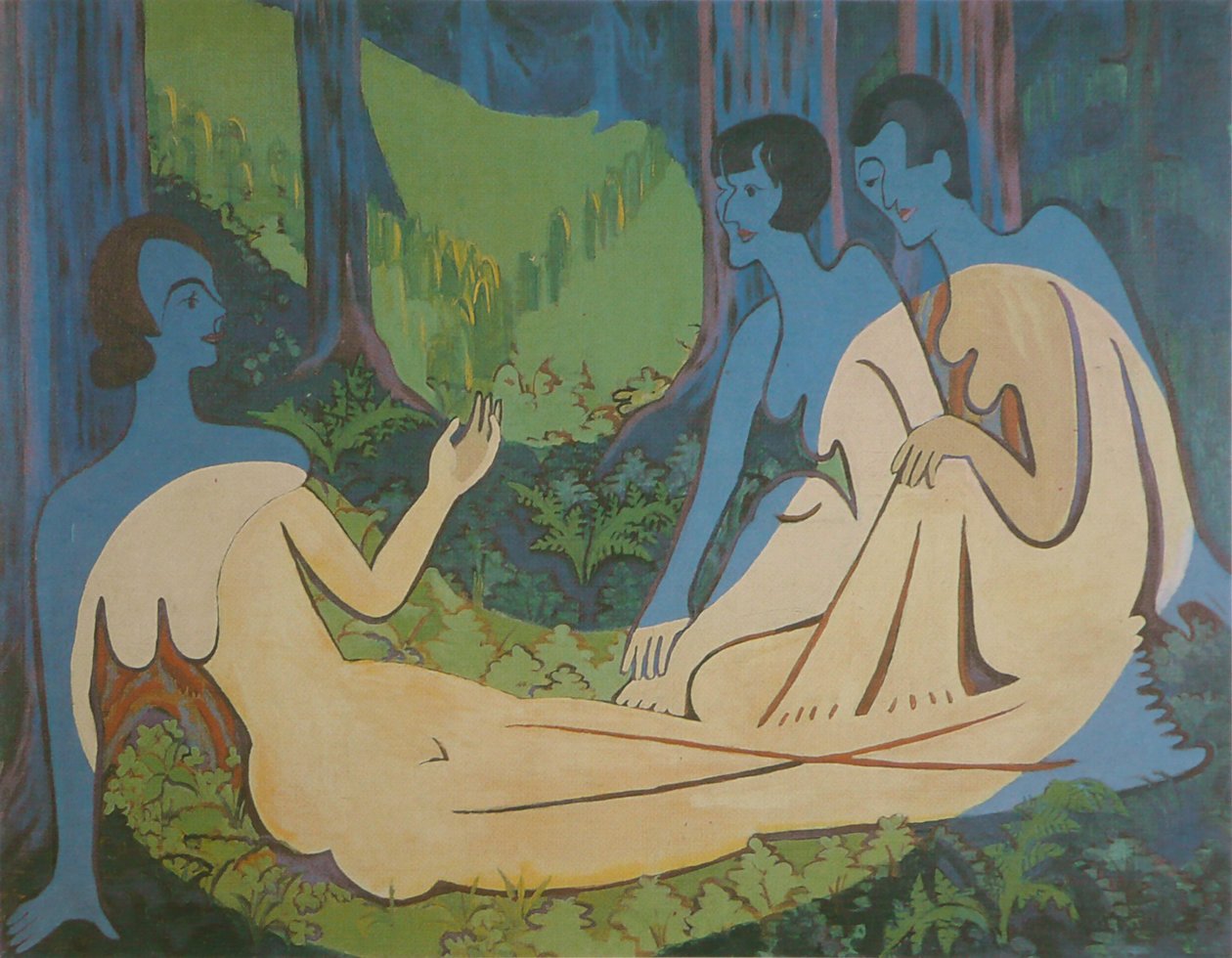 Trois nus - Ernst Ludwig Kirchner