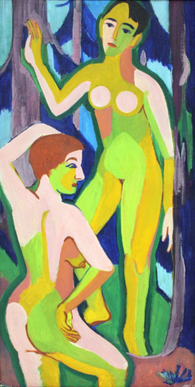 Deux nus dans la forêt - Ernst Ludwig Kirchner