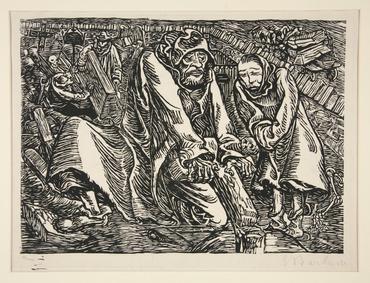 Kreuz- und Sargräuber - Ernst Barlach