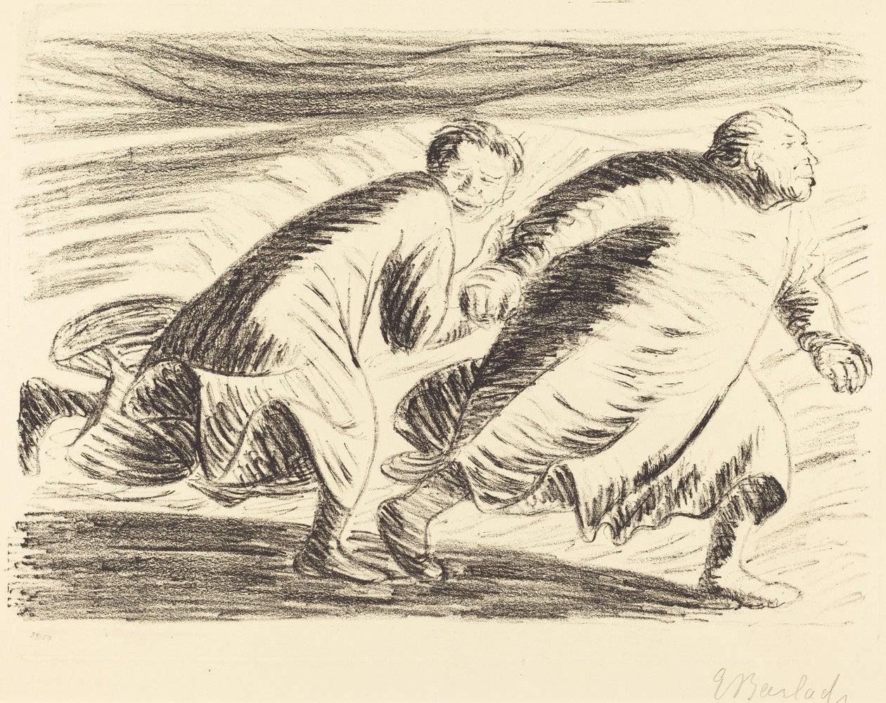 Les Fugitifs - Ernst Barlach