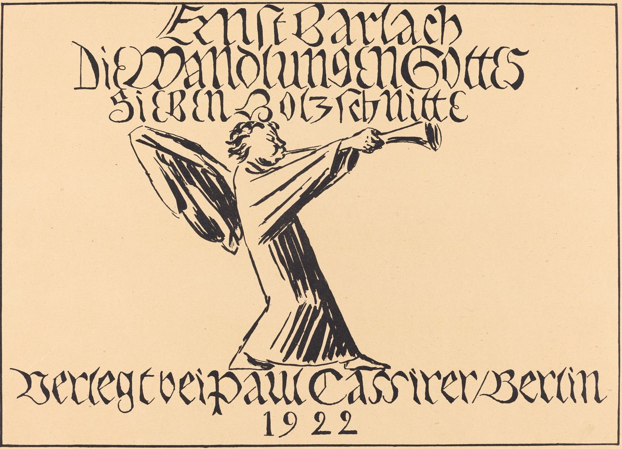 Page de titre - Ernst Barlach