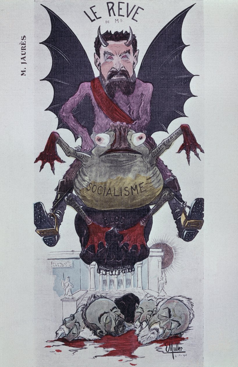 Le rêve de M. Jaurès, 1906 - Ernst Emmanuel Muller