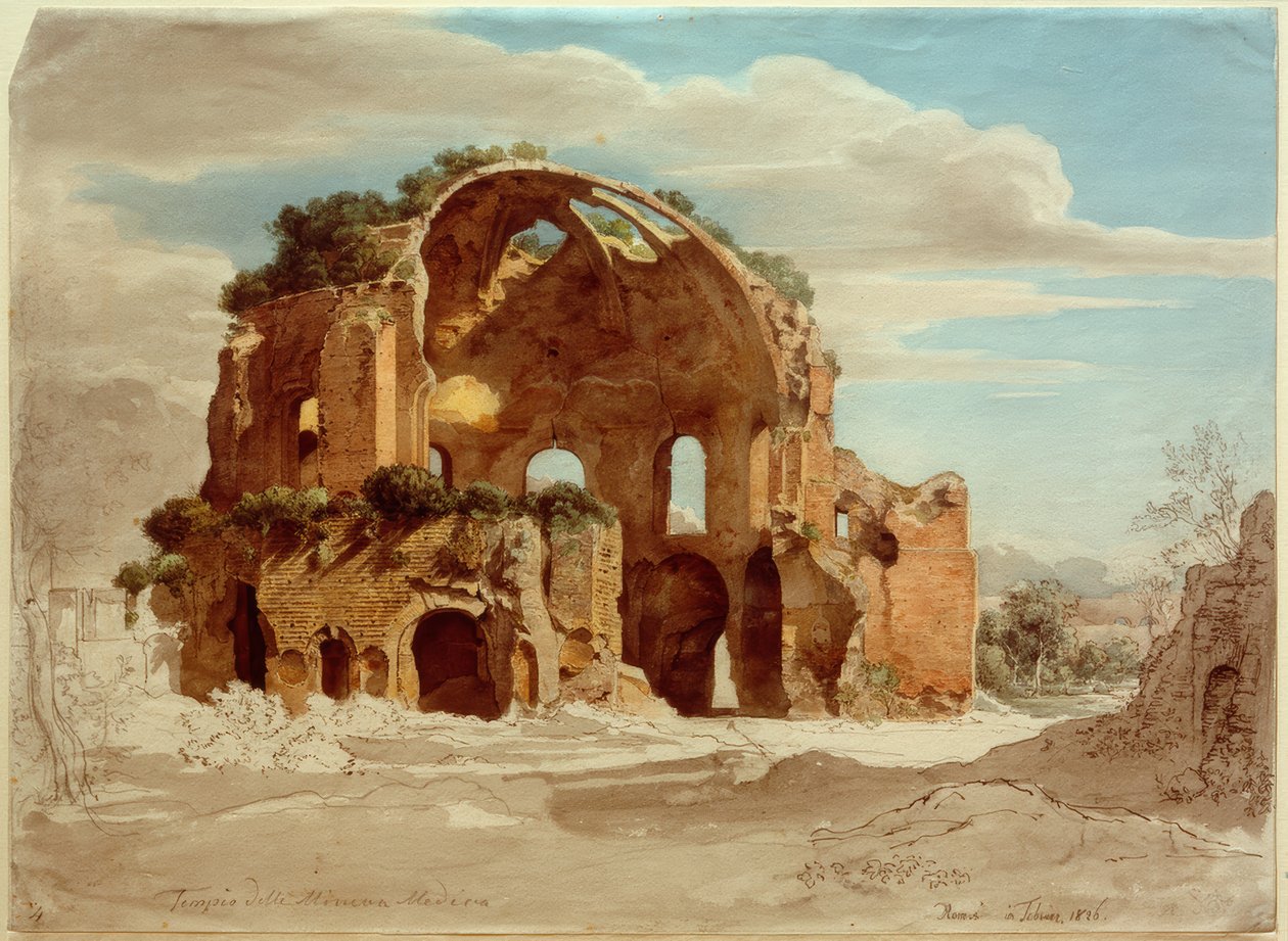 Temple de Minerve Médicis - Ernst Fries