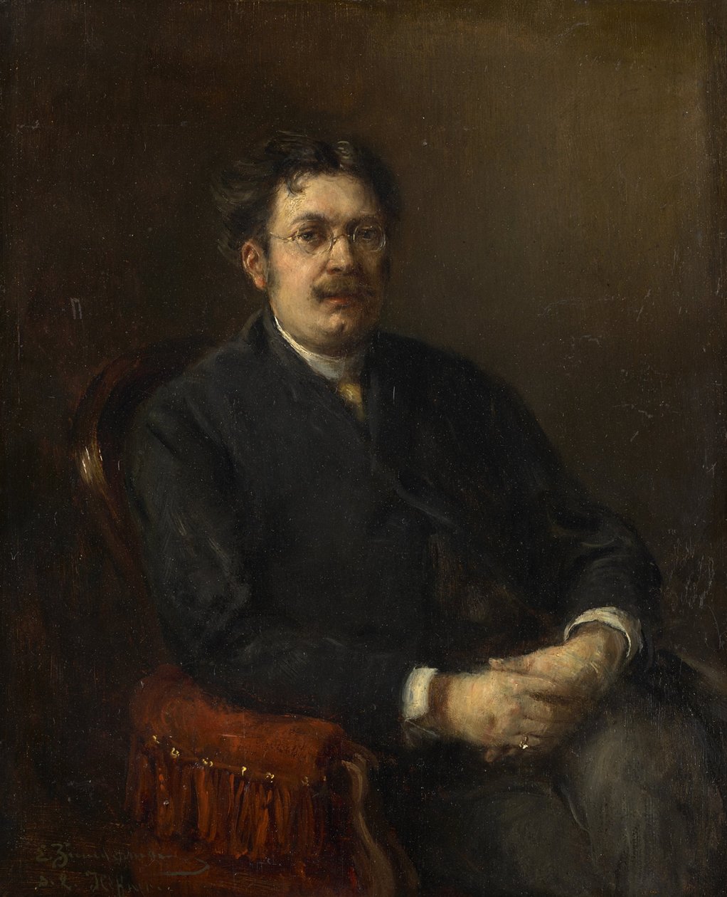 Le peintre Karl Heffner - Ernst Karl Georg Zimmermann