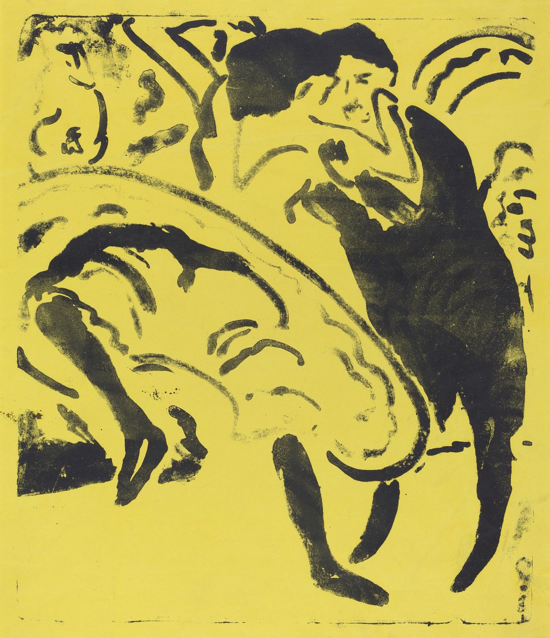 Couple dansant, 1909 - Ernst Ludwig Kirchner