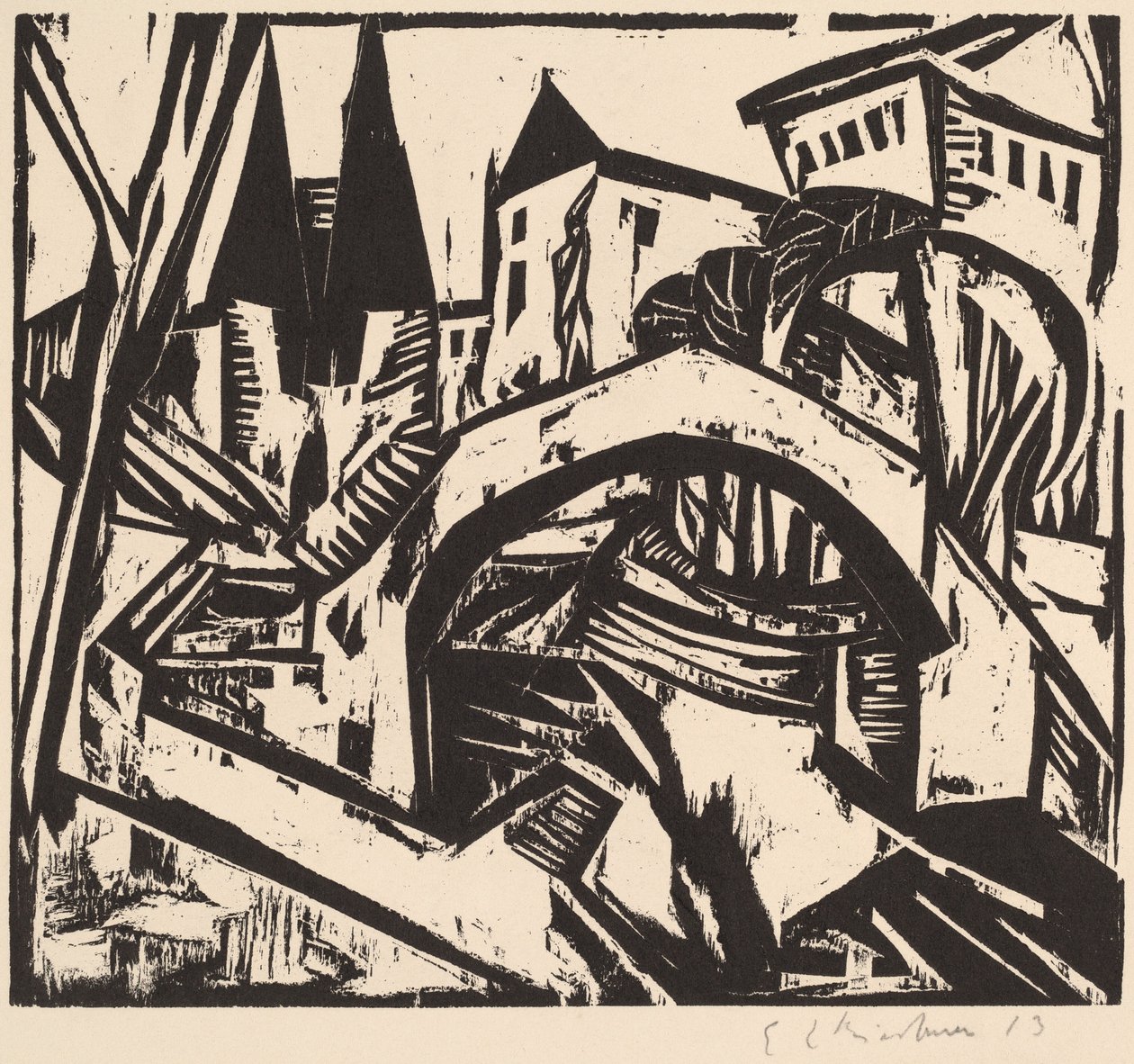 Rive à Elisabeth Berlin - Ernst Ludwig Kirchner