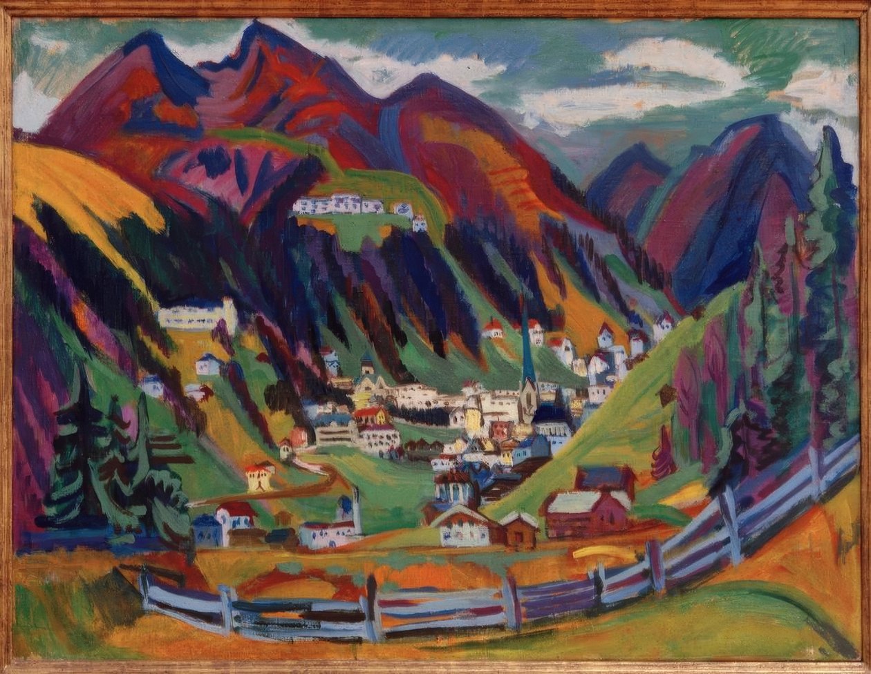 Vue sur Davos - Ernst Ludwig Kirchner