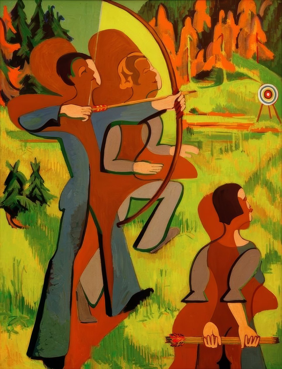 Archers - Ernst Ludwig Kirchner