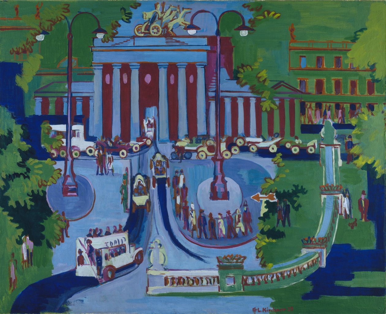 Porte de Brandebourg - Ernst Ludwig Kirchner