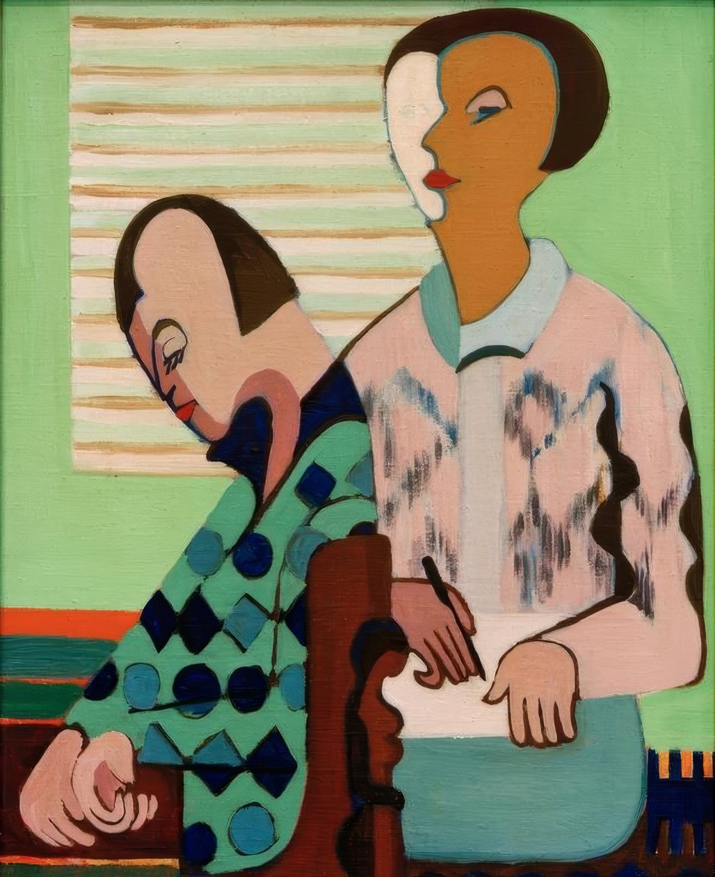 Le couple. Autoportrait avec Erna - Ernst Ludwig Kirchner