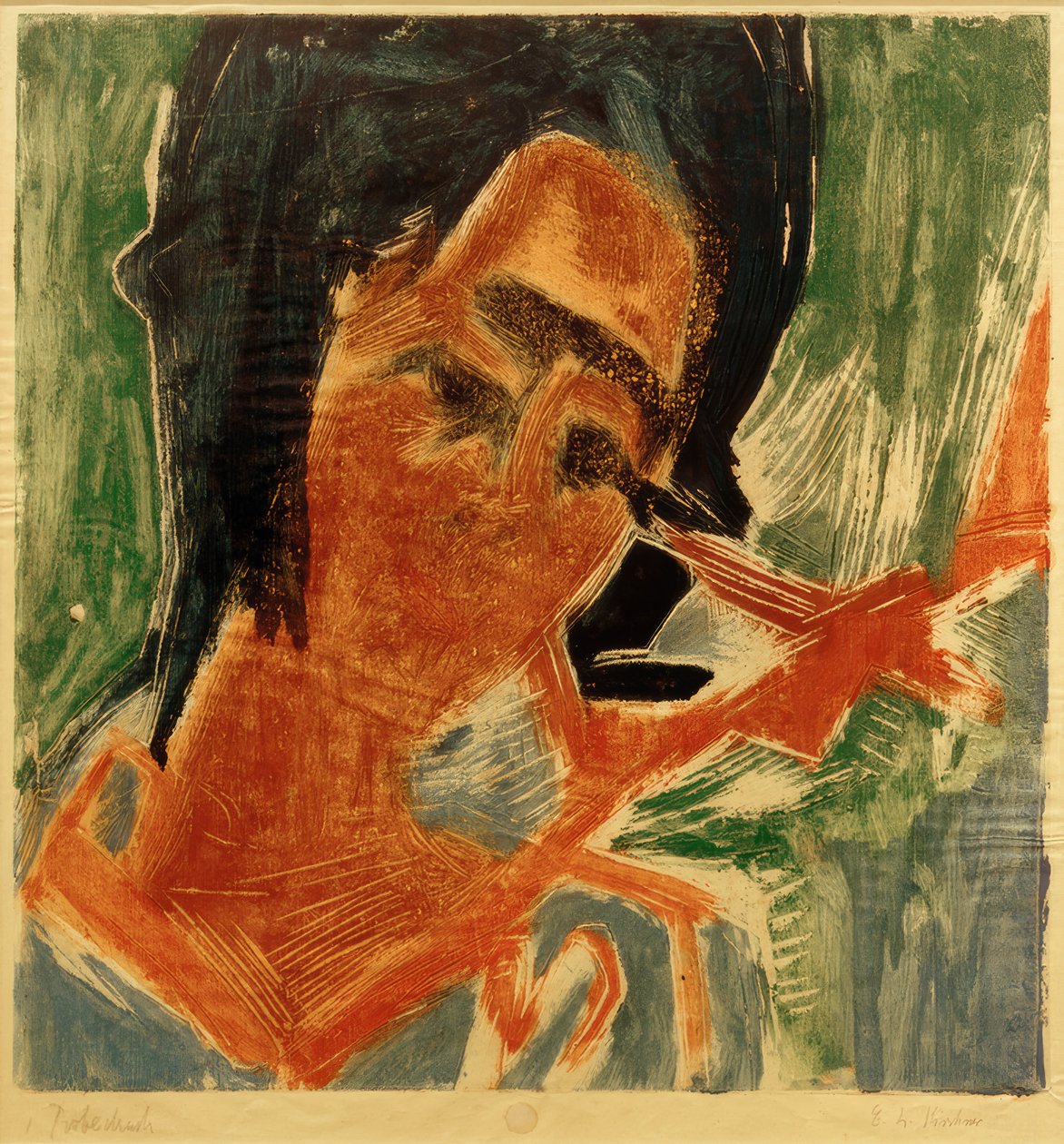 Jeune fille - Ernst Ludwig Kirchner