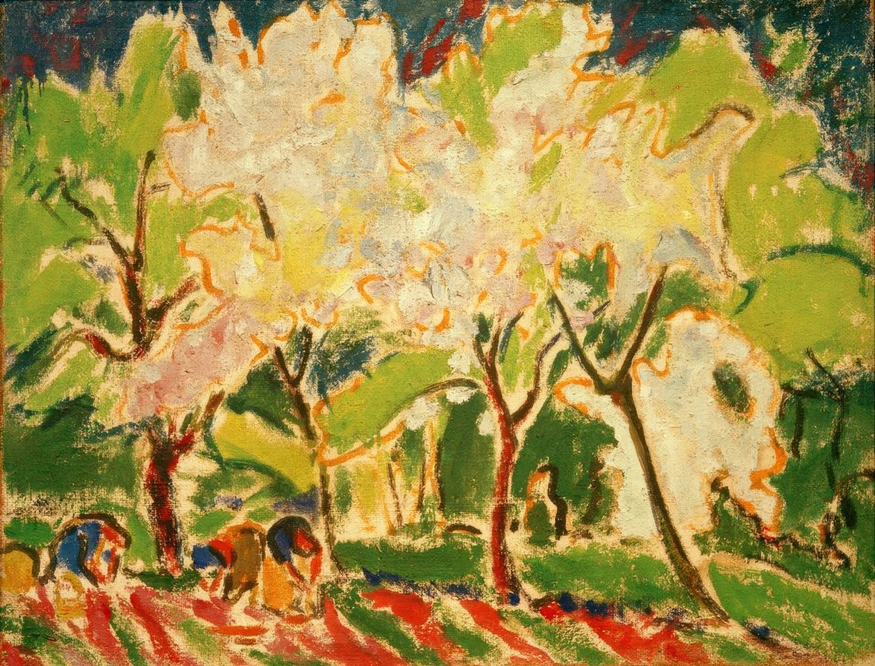 Paysage de printemps - Ernst Ludwig Kirchner