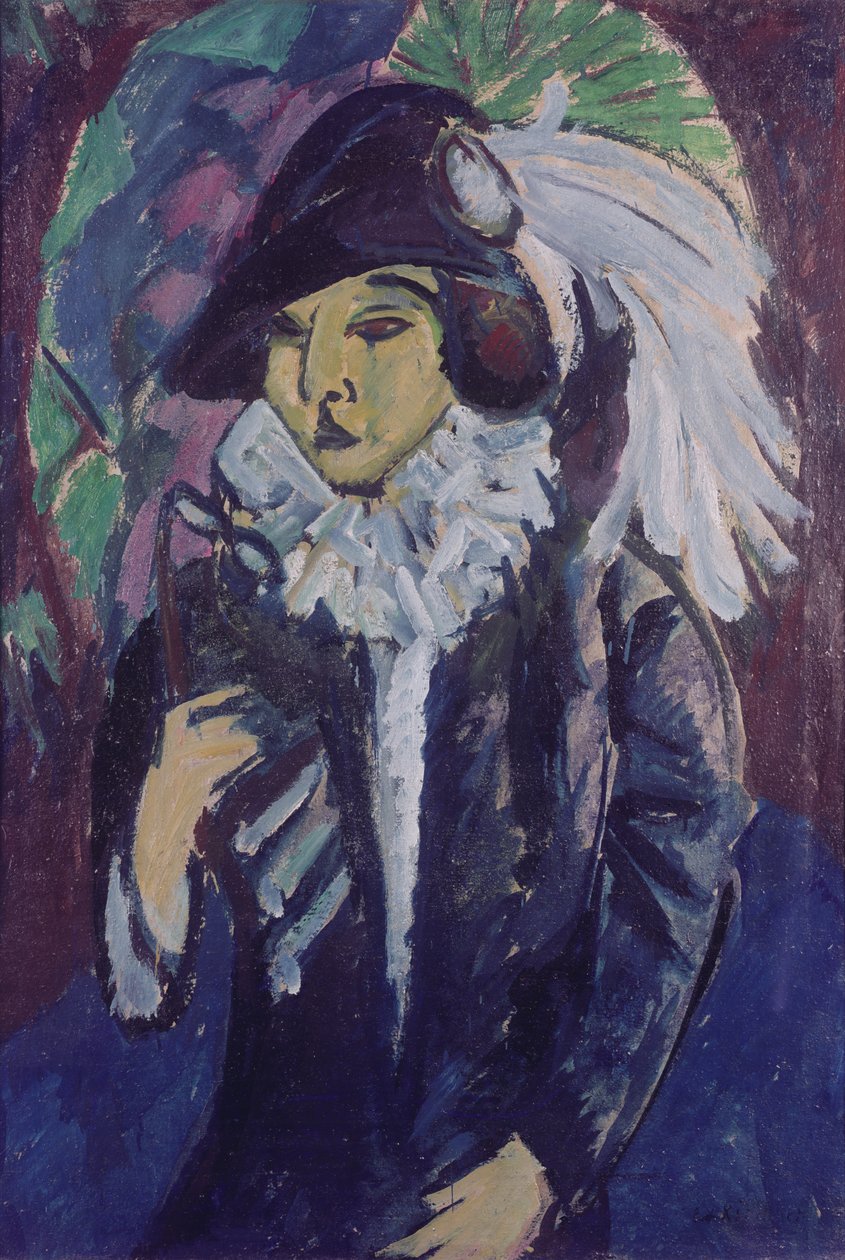 Dame dans le parc, 1912 - Ernst Ludwig Kirchner