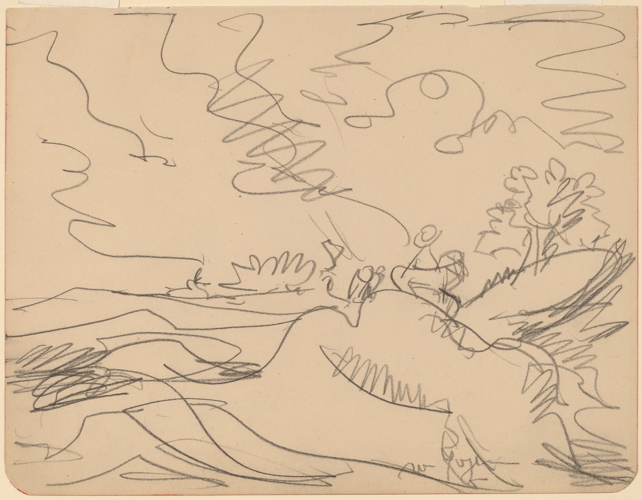 Paysage dans le Taunus - Ernst Ludwig Kirchner