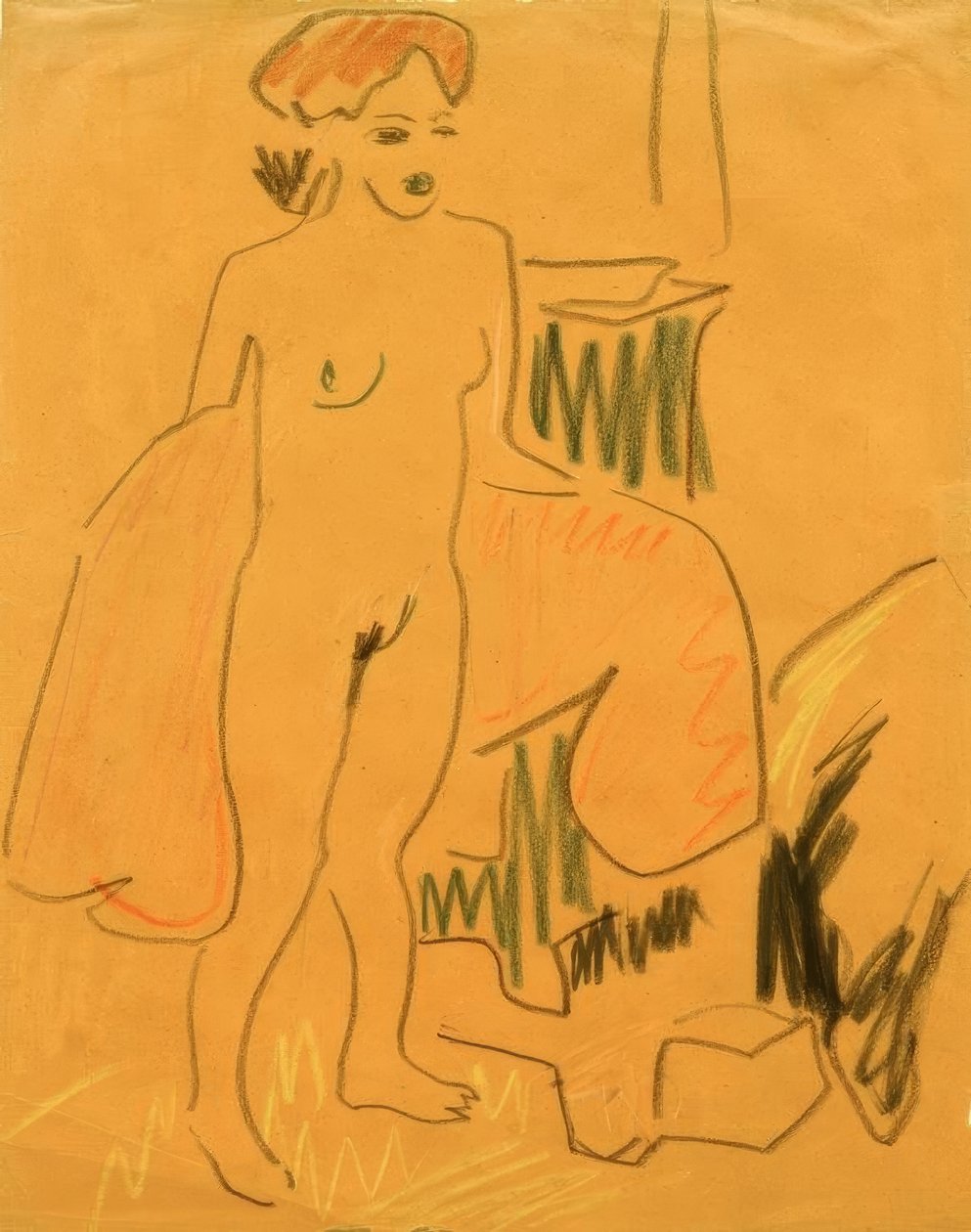 Après le bain - Ernst Ludwig Kirchner