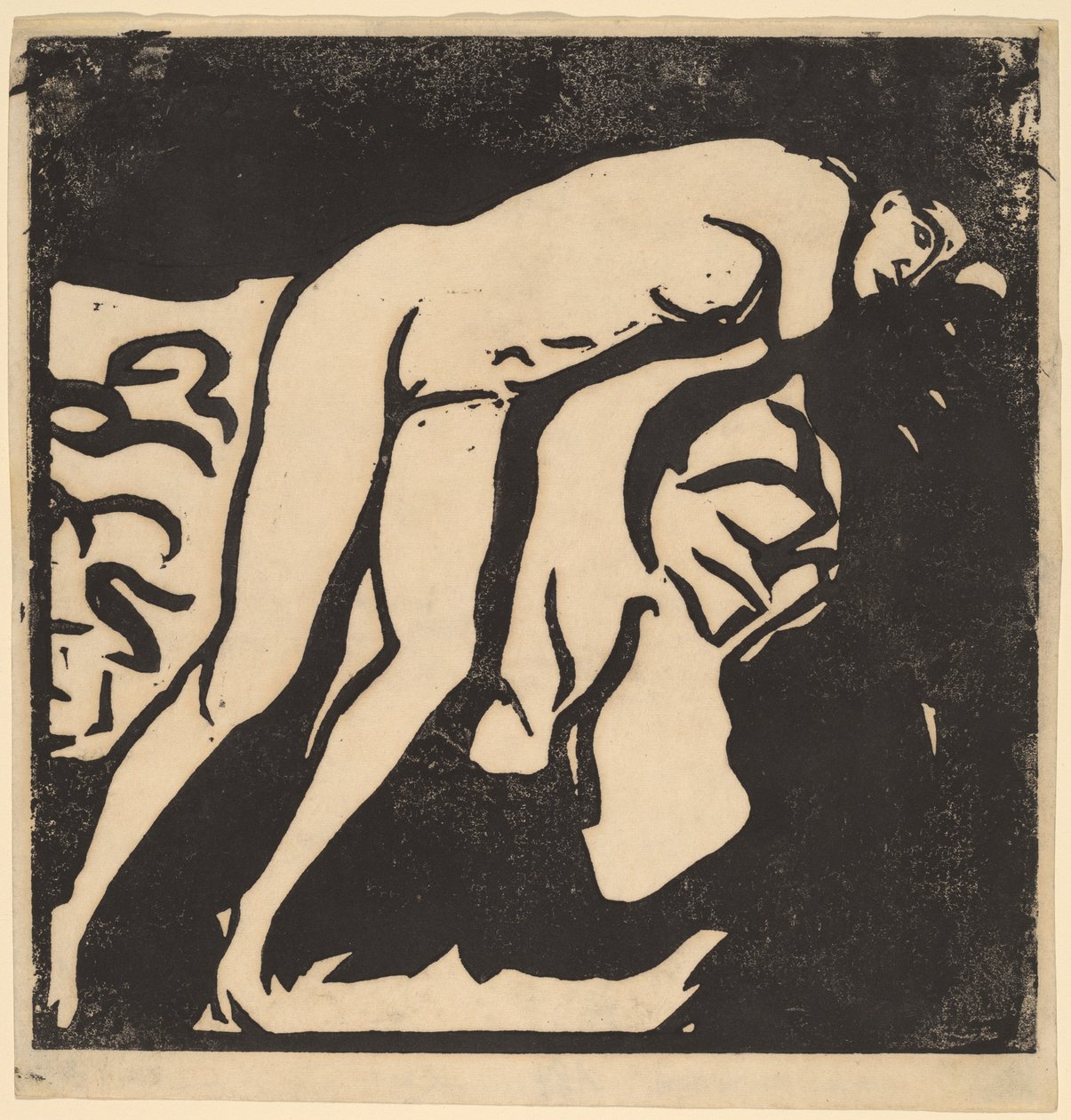 Fille nue - Ernst Ludwig Kirchner