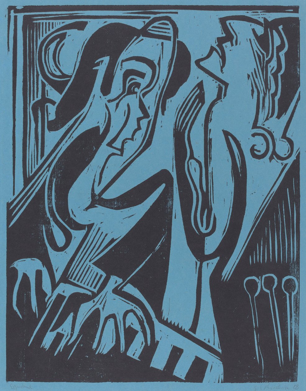 Pianiste et Chanteur - Ernst Ludwig Kirchner