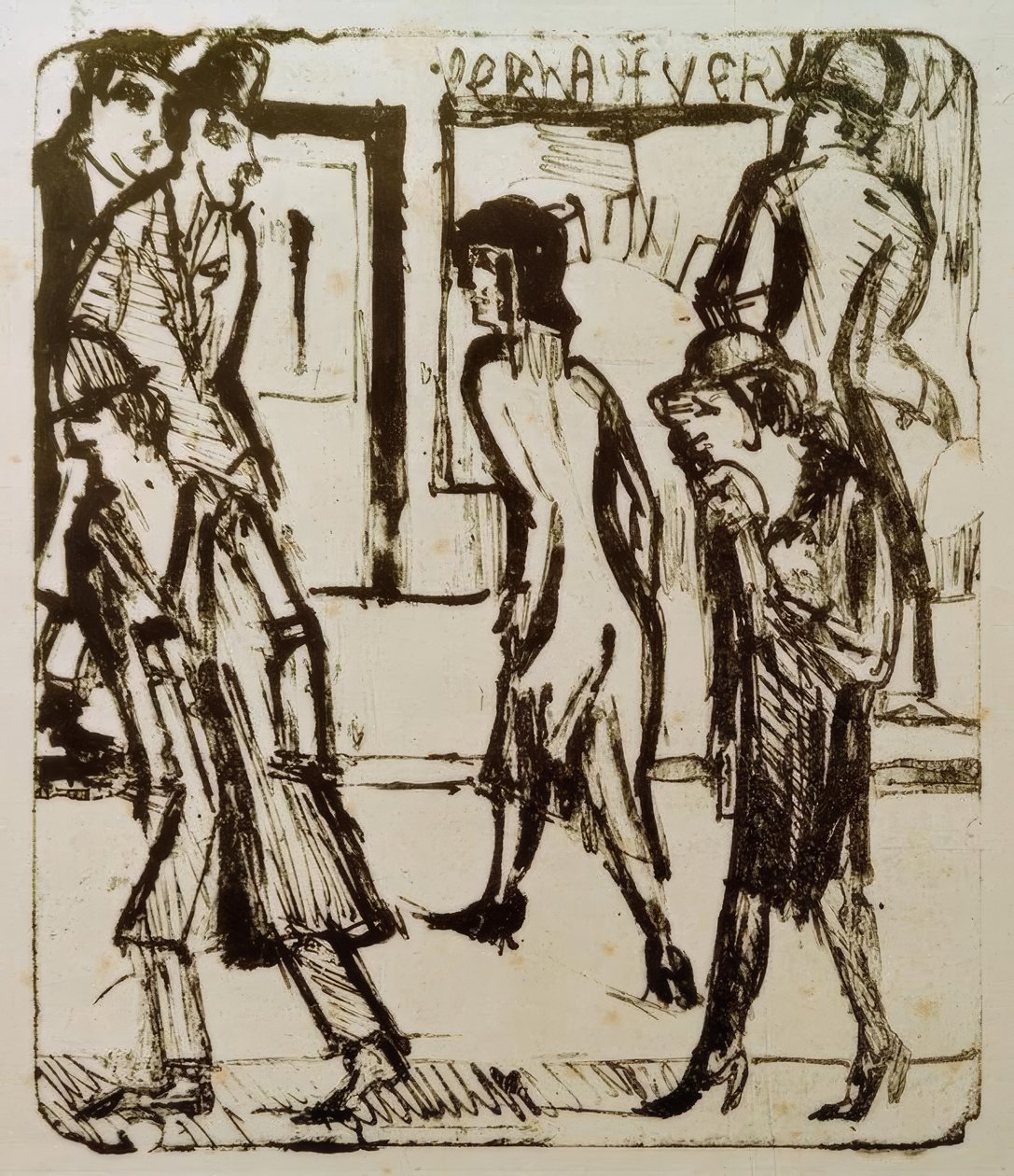 Rue - Ernst Ludwig Kirchner