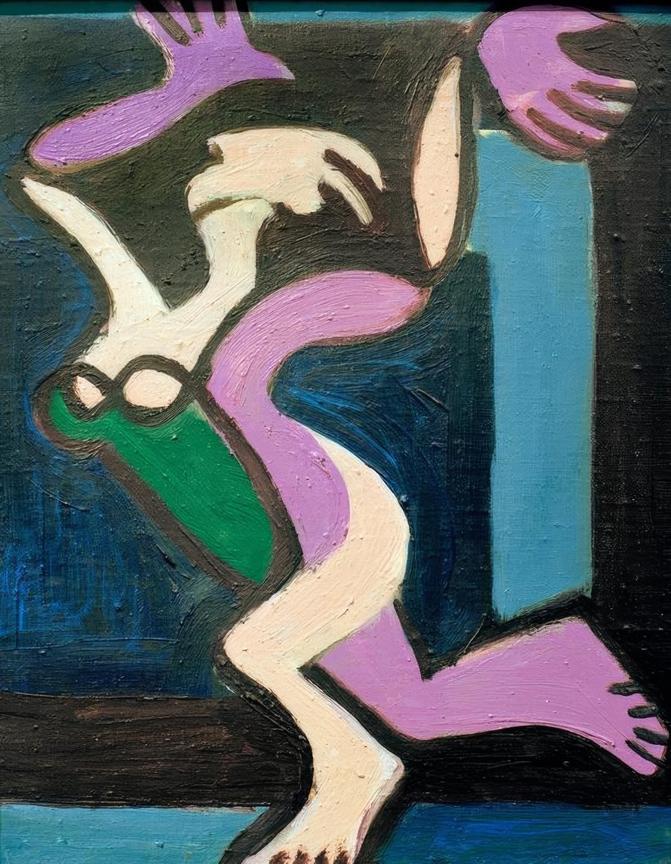 Femme nue dansante, Gret Palucca - Ernst Ludwig Kirchner