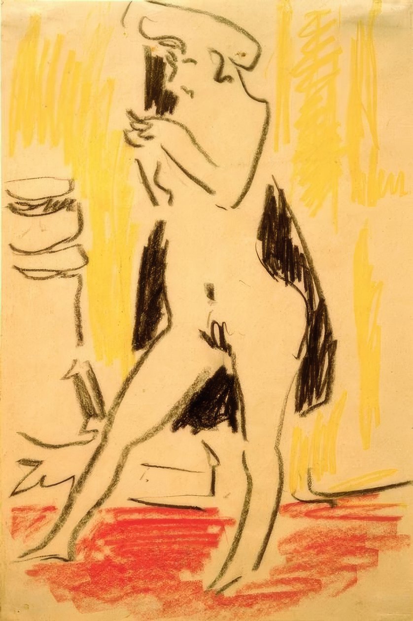 Modèle féminin - Ernst Ludwig Kirchner