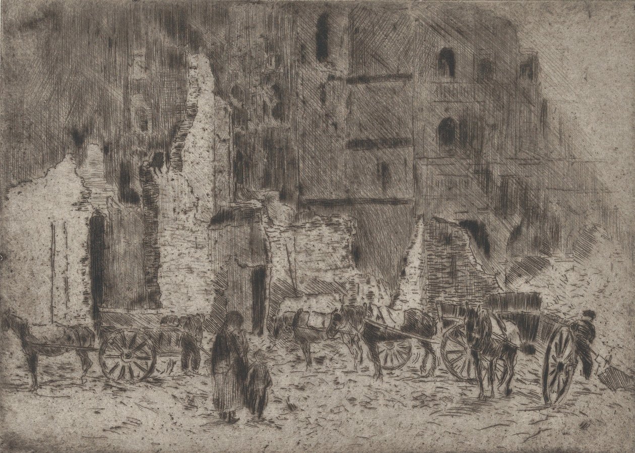Lille : Ruine, 1916 - Ernst Oppler