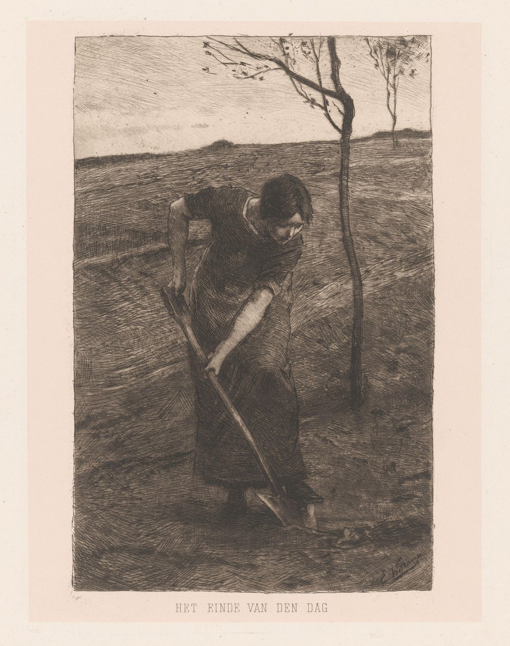 Femme créatrice - Ernst Witkamp (signed by artist)