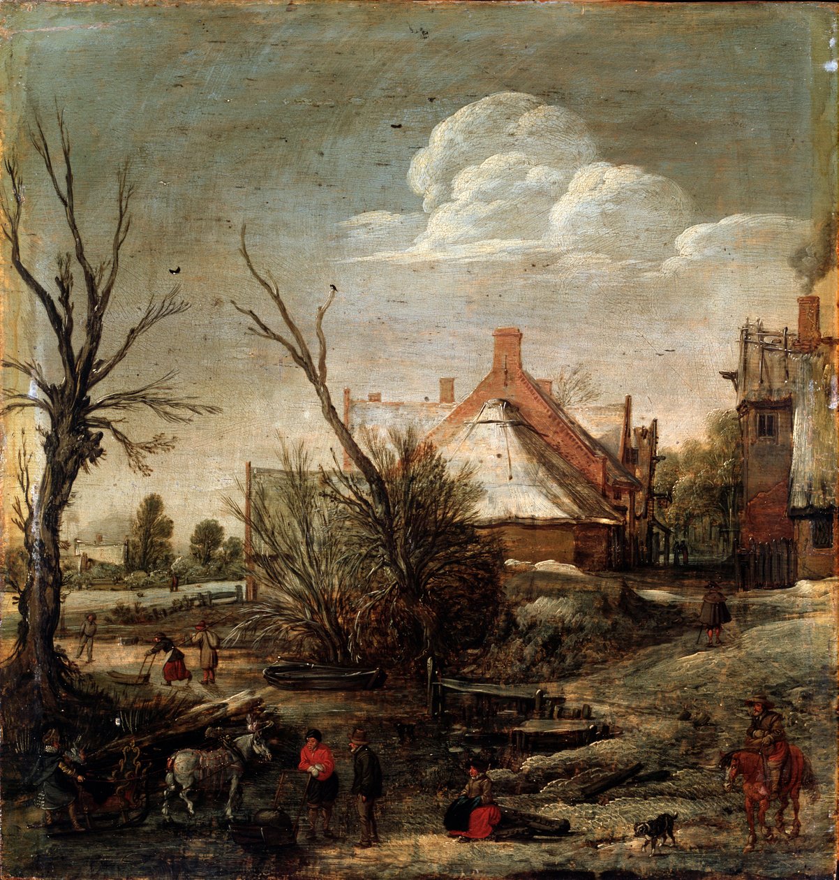 Hiver, 17ème siècle - Esaias van de Velde