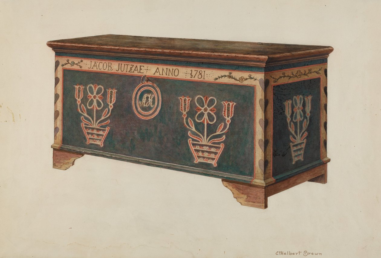 Coffre - Ethelbert Brown