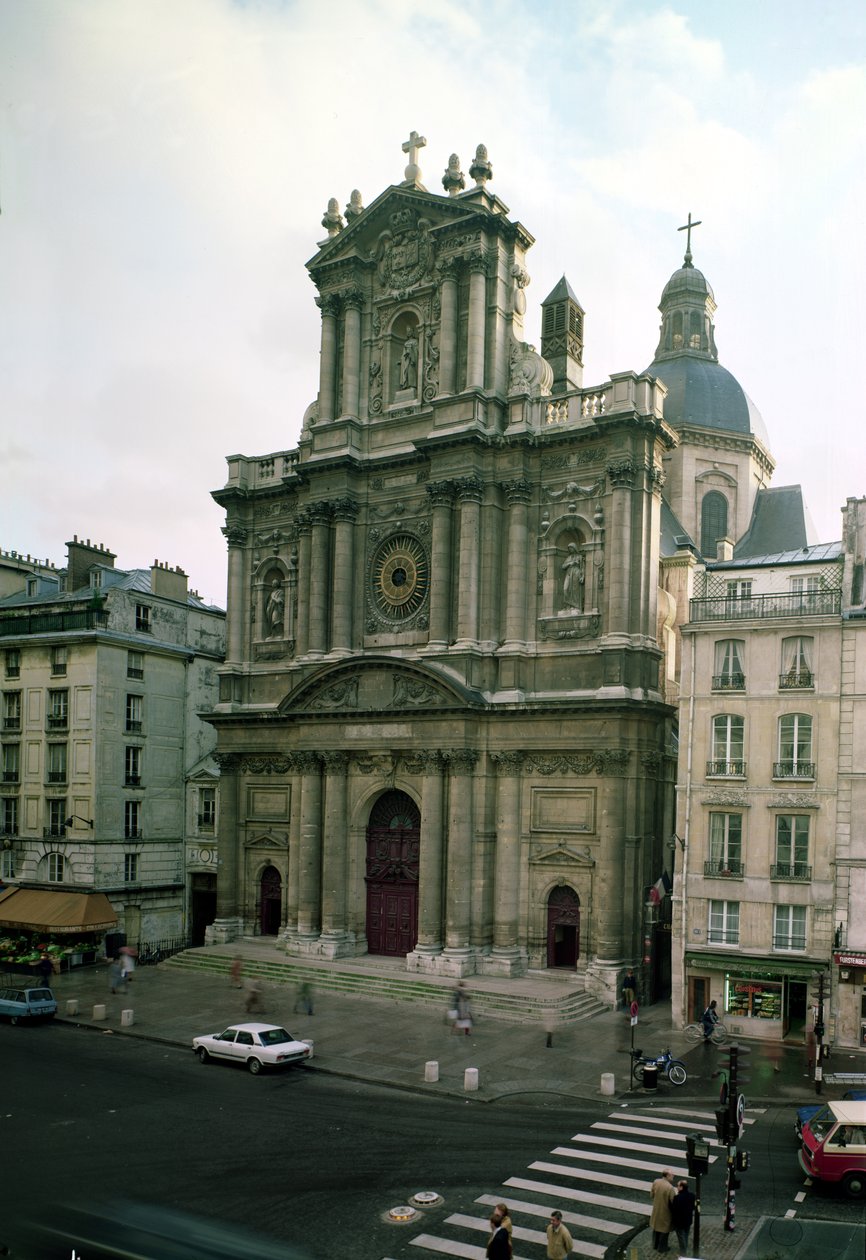 Vue de la façade, construite en 1627-41 - Etienne & Derand, F. Martellange