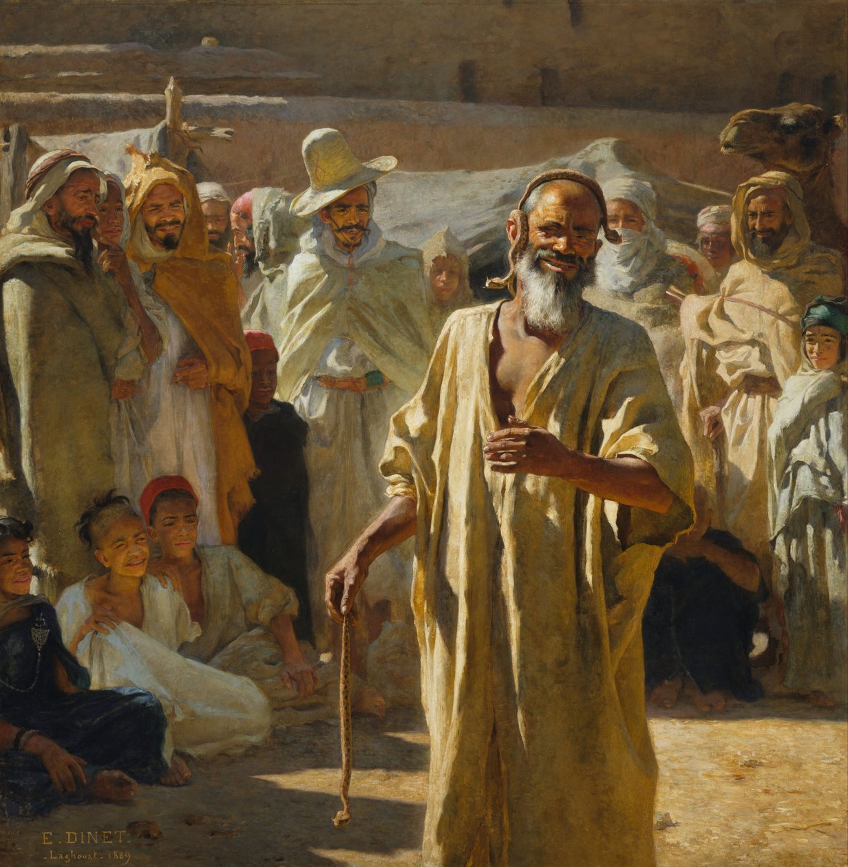 Le charmeur de serpents - Alphonse Etienne Dinet