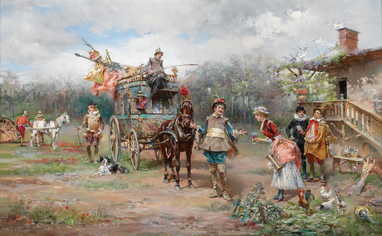 Courte pause de la troupe de théâtre - Etienne W.