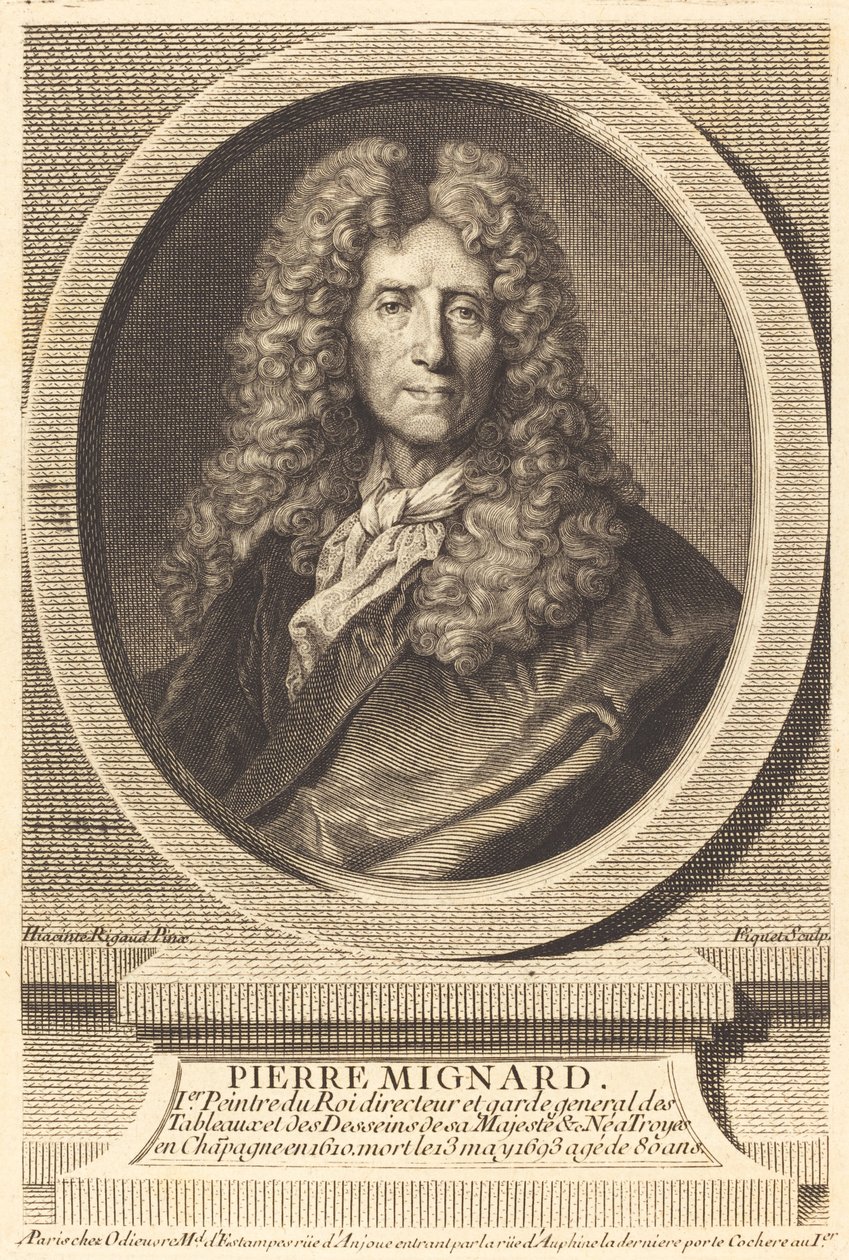 Pierre Mignard - Étienne Ficquet after Hyacinthe Rigaud