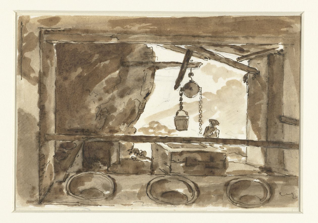 Osteria dans la campagne - Etienne de Lavallee Poussin