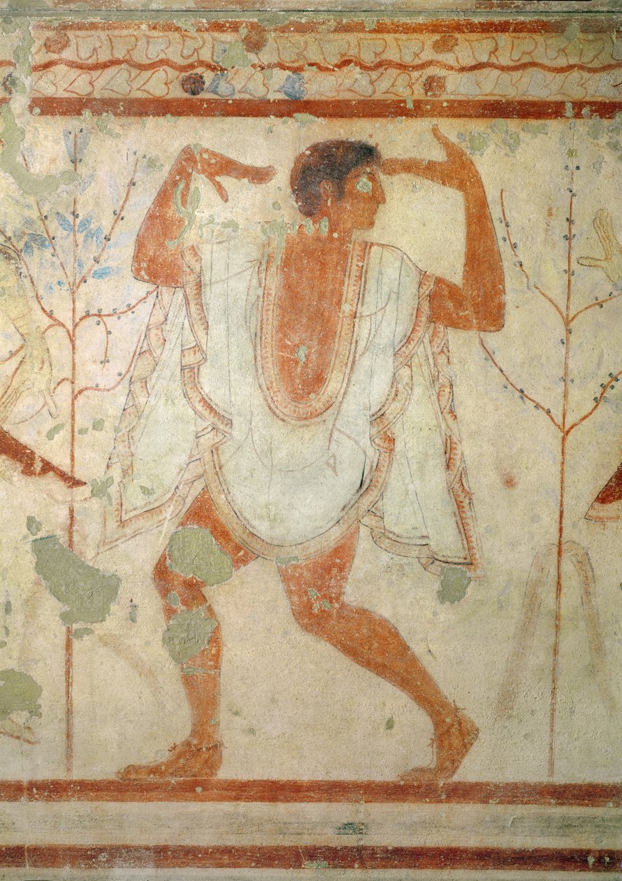 Danseuse de la tombe du Triclinium, vers 470 av. J.-C. - Etruscan